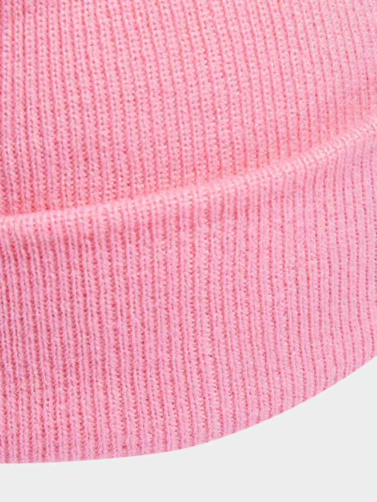 adidas Originals Pink Adicolour Cuff Beanie - Image 4 of 4