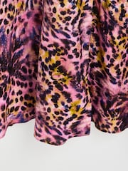 Oliver Bonas Blurred Animal Print Midi Dress - Bild 7 von 8