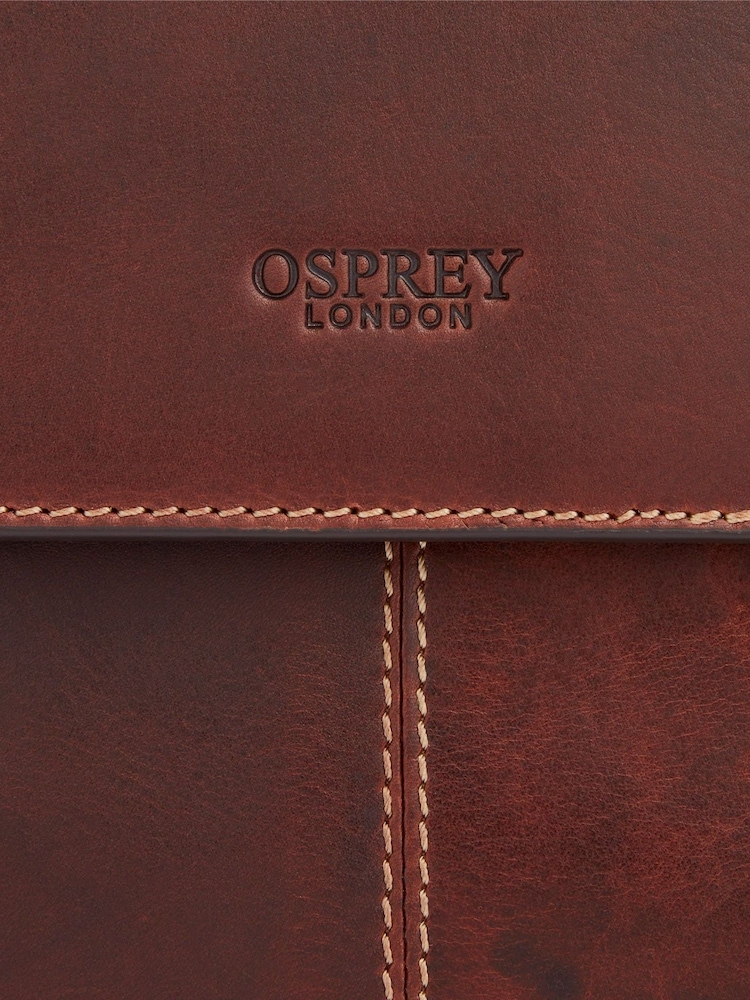 Osprey London Large The Narissa Leather Black Crossbody Bag - Image 4 of 4