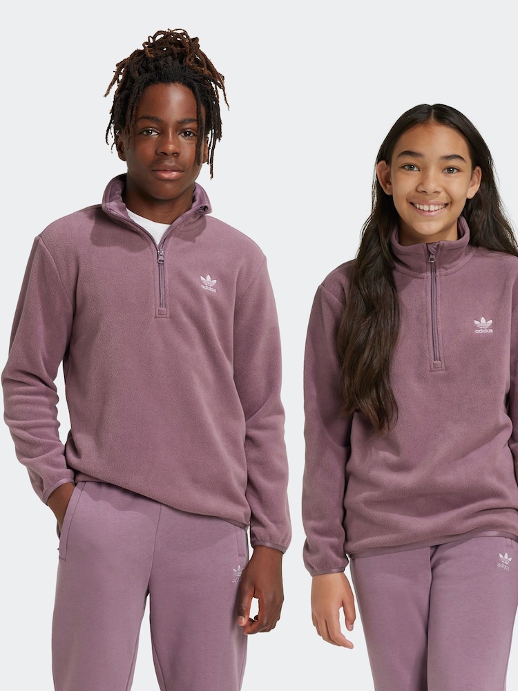 adidas Originals Dark Purple Junior Fleece - Image 1 of 5