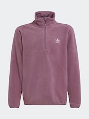 adidas Originals Dark Purple Junior Fleece - Image 5 of 5