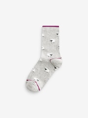 Black/White Sheep Ankle Socks 5 Pack - Image 6 of 6