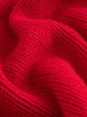 Red Premium Wool Blend Co-ord Soft Touch Knitted Jumper - Image 7 of 7