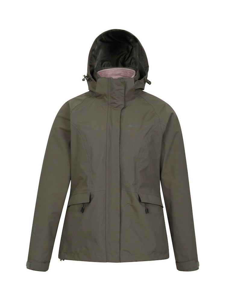 Mountain Warehouse Green Womens Thunderstorm 3-In-1 Waterproof Jacket - Image 5 of 5