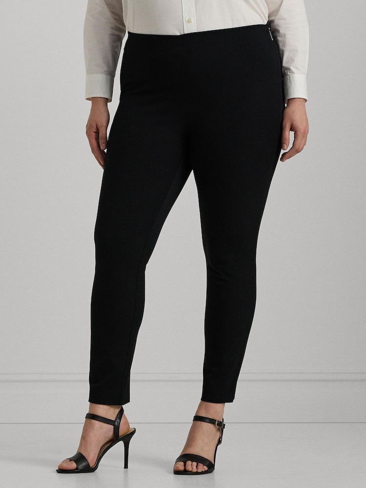 Lauren Ralph Lauren Curve Keslina Hose in Marineblau - Bild 1 von 9