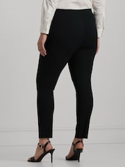Lauren Ralph Lauren Curve Keslina Hose in Marineblau - Bild 4 von 9
