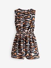 Animal Print Twist Knot Playsuit (3-16yrs) - Image 7 of 8