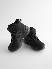 Black/Grey Waterproof Walking Boots - Image 3 of 6