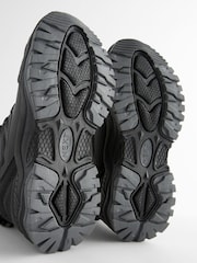 Black/Grey Waterproof Walking Boots - Image 4 of 6