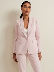 Phase Eight Pink Petite Ulrica Fitted Jacket - Image 1 of 6
