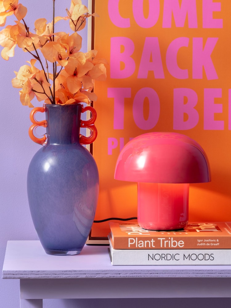 pt, Bright Purple Fiesta Vase with Handles - Image 1 of 5