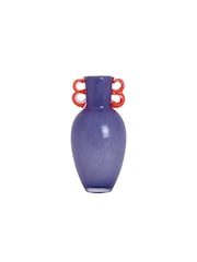 pt, Bright Purple Fiesta Vase with Handles - Image 4 of 5