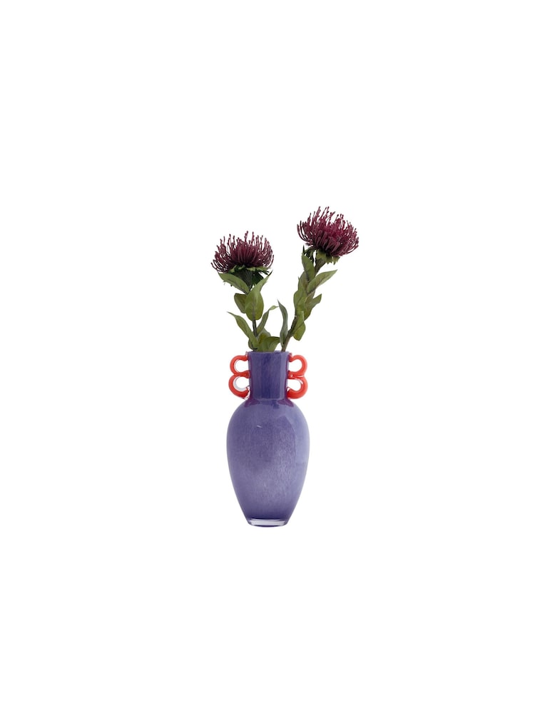 pt, Bright Purple Fiesta Vase with Handles - Image 5 of 5