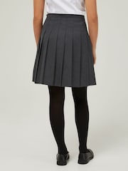 Trutex Grey 16" Stitch Down Permament Pleats School Skirt (10-16 Yrs) - Image 2 of 6