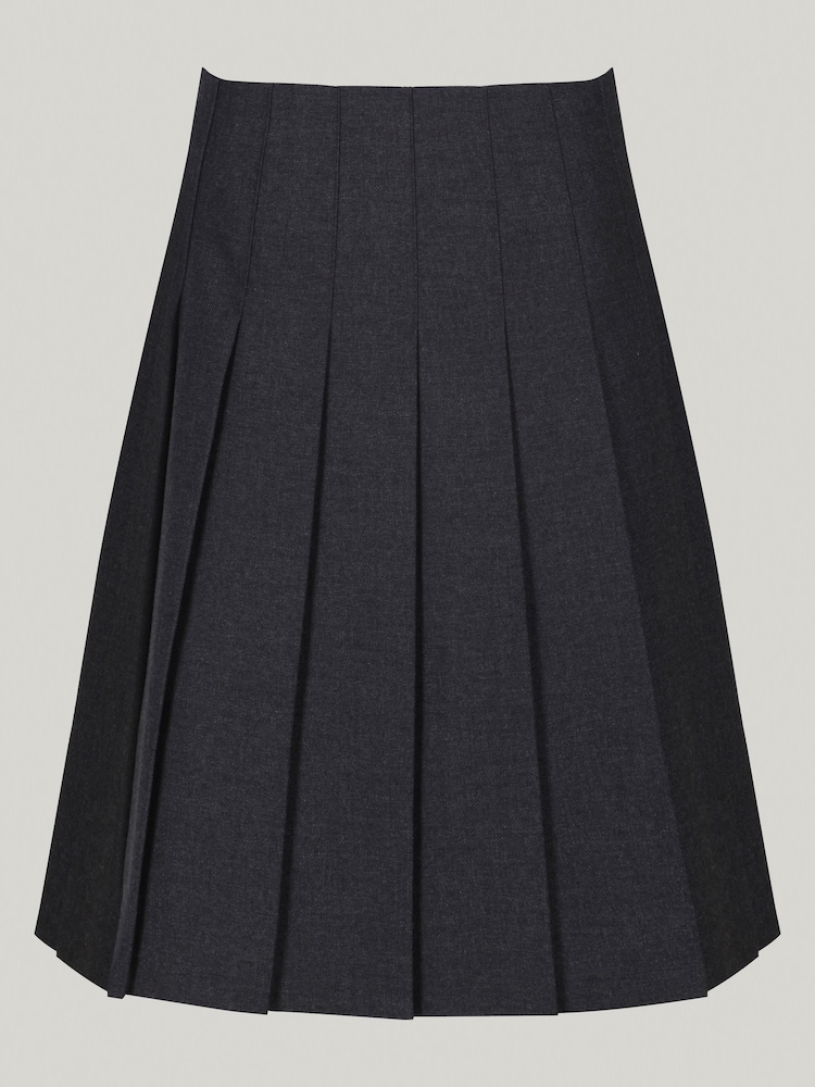 Trutex Grey 16" Stitch Down Permament Pleats School Skirt (10-16 Yrs) - Image 4 of 6