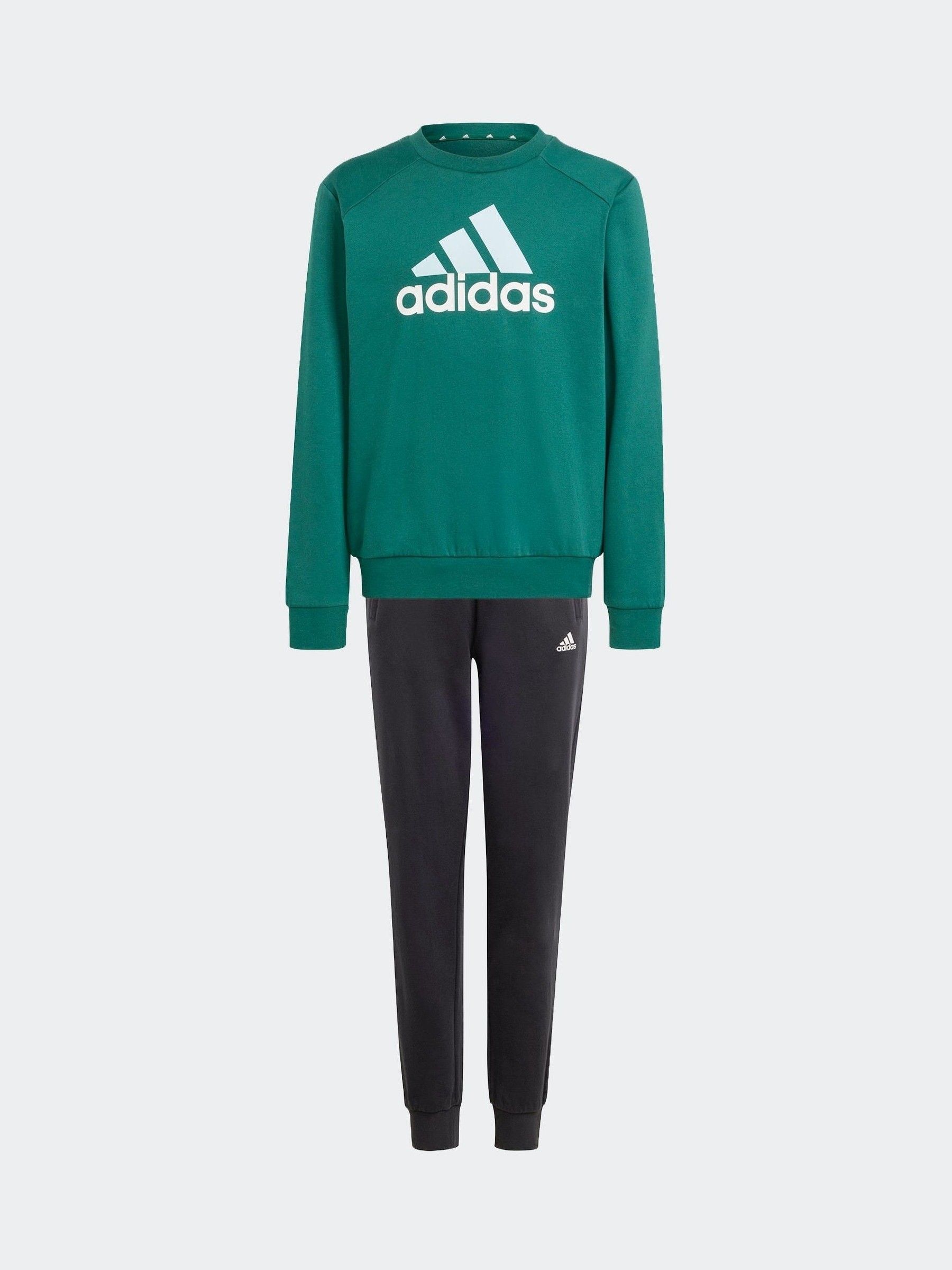 Buy adidas Green Kids Sportswear Essentials Big Logo Fleece Jogger Set from Next Luxembourg