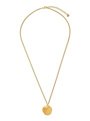 Orelia London 18k Gold Plating Scallop Coin Necklace - Image 1 of 2