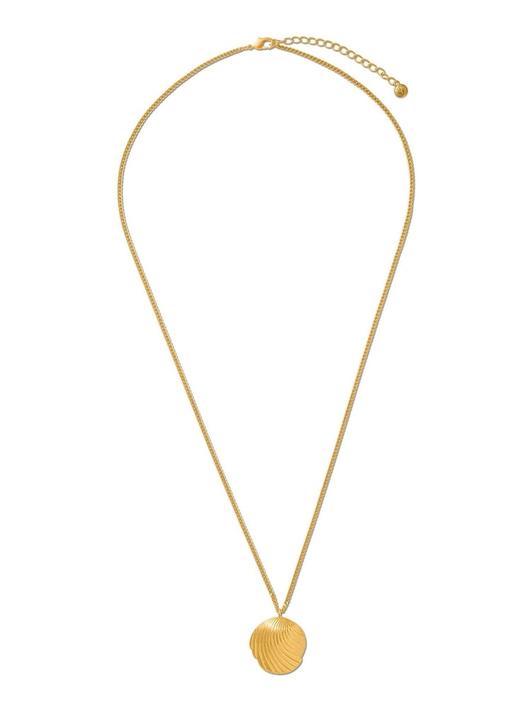 Orelia London 18k Gold Plating Scallop Coin Necklace - Image 1 of 2