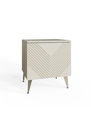 Frank Olsen Antique White AVA SMART Side Table - Image 5 of 9