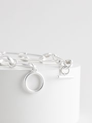 Rockett St George Silver Tone Safety Pin Bracelet - Image 7 of 7