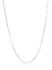 Oliver Bonas Silver Plated Mariana Link And Loop Chain Necklace - Image 1 of 5