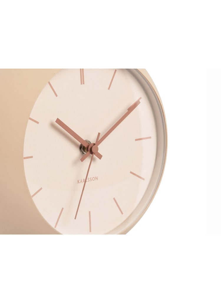 Karlsson Sand Brown Nirvana Globe Table Clock - Image 4 of 4 Karlsson Sand Brown Nirvana Globe Table Clock - Image 4 of 4