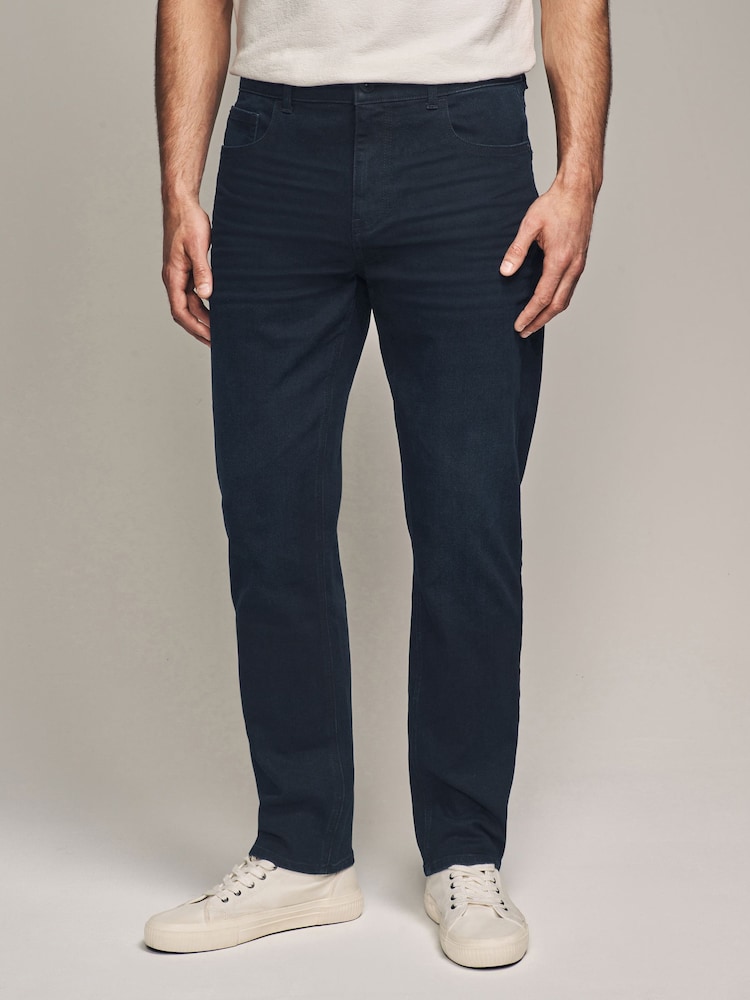 Ink Blue Slim Fit Essential Stretch Jeans - Image 1 of 10