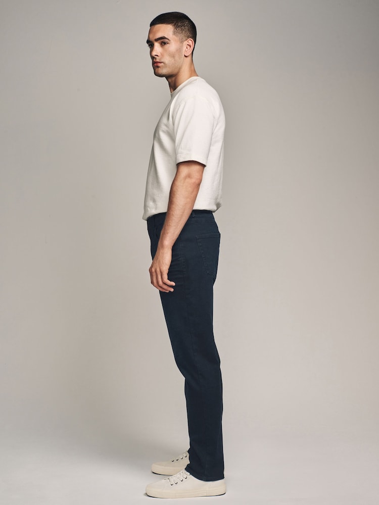 Ink Blue Slim Fit Essential Stretch Jeans - Image 5 of 10