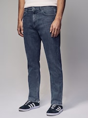 Grey Steel Slim Fit Classic Stretch Jeans - Image 1 of 10