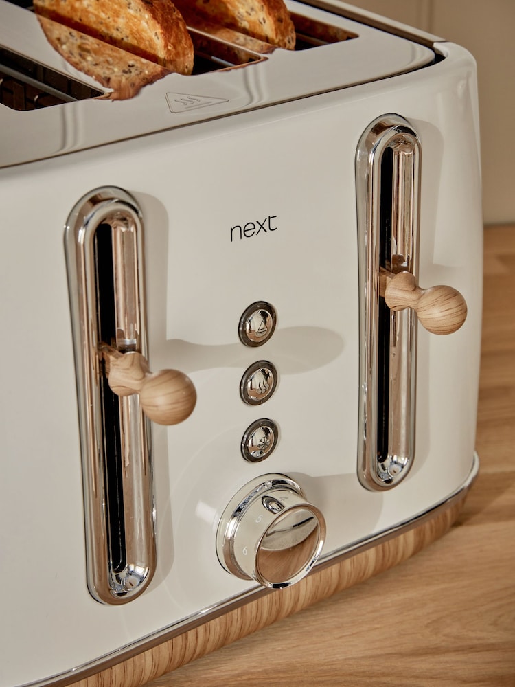 Cream 4 Slice Malvern Toaster - Image 2 of 5 Cream 4 Slice Malvern Toaster - Image 2 of 5