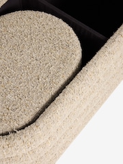 Tweedy Boucle Mink Otis Ottoman And Stool Set - Image 4 of 9