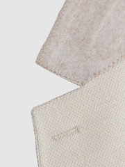 Reiss Stone Aphrodite Single Breasted Blazer With Cotton - Image 9 of 10