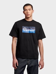 Penfield Black Mens Relaxed Fit Large Original Logo 100% Cotton T-Shirt - Image 1 of 6