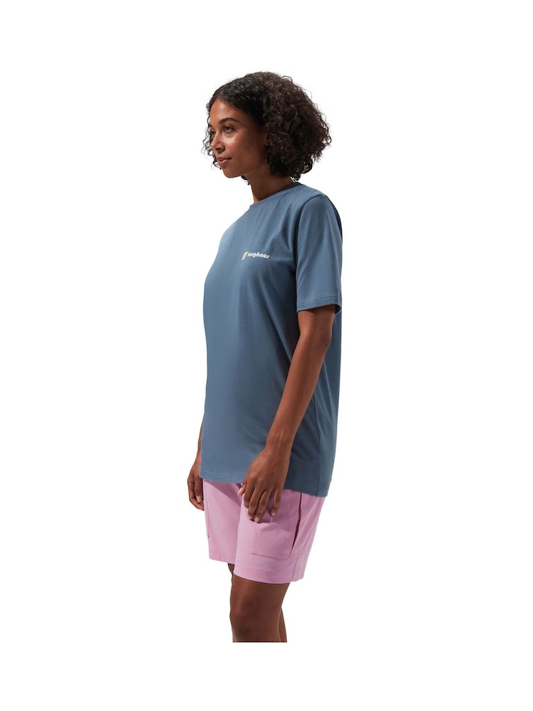 Berghaus Grey Climbing Record Short Sleeve 100% Cotton T-Shirt - Image 5 of 11