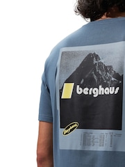 رمادي - تيشرت بكُم قصير من القطن 100% من تشكيلة Advantage من Berghaus - صورة 6 من 11
