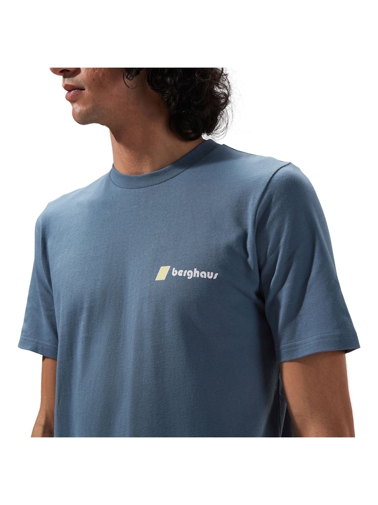 Berghaus Grey Climbing Record Short Sleeve 100% Cotton T-Shirt - Image 7 of 11