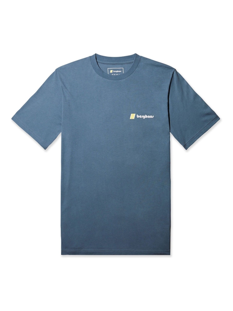 Berghaus Grey Climbing Record Short Sleeve 100% Cotton T-Shirt - Image 8 of 11