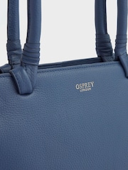 OSPREY LONDON Tan The Collier Leather Shoulder Tote Bag - Image 4 of 4