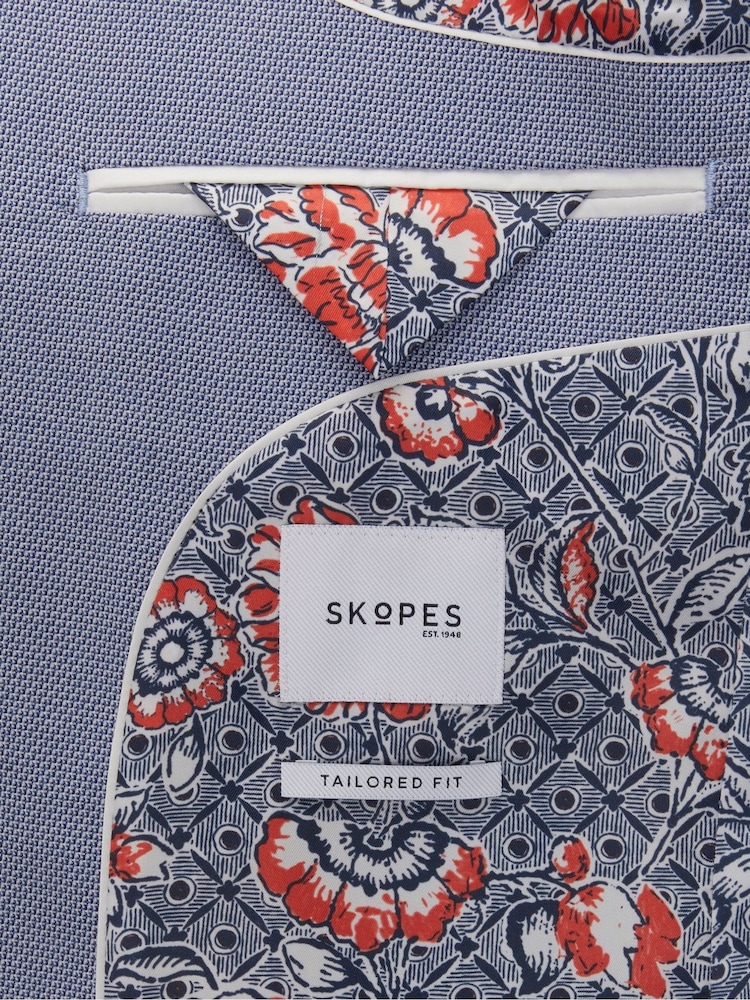 Skopes Blue Tailored Fit Harry Jacket - Image 6 of 6