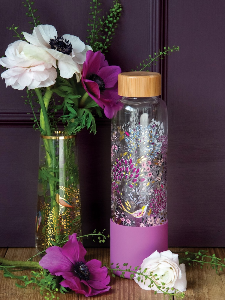 Sara Miller Haveli Garden Glass Water Bottle 600ml - Image 1 of 4