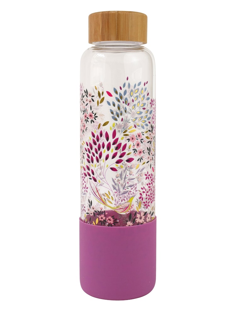 Sara Miller Haveli Garden Glass Water Bottle 600ml - Image 2 of 4