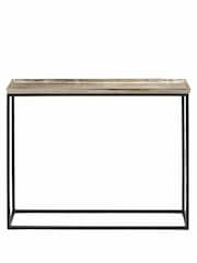 Pacific Gold Franklin Cast Metal Console Table - Image 2 of 6