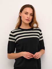 Kaffe Milo Short Sleeve Knit Top - Image 1 of 6