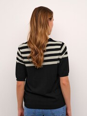 Kaffe Milo Short Sleeve Knit Top - Image 2 of 6