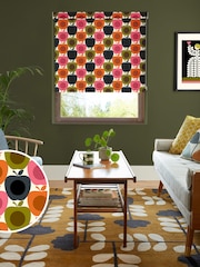Orla Kiely Pink Apples Made to Measure Roller Blinds - Image 1 of 6