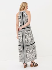 FatFace Maya Black Palace Scarf Maxi Dress - Image 5 of 9