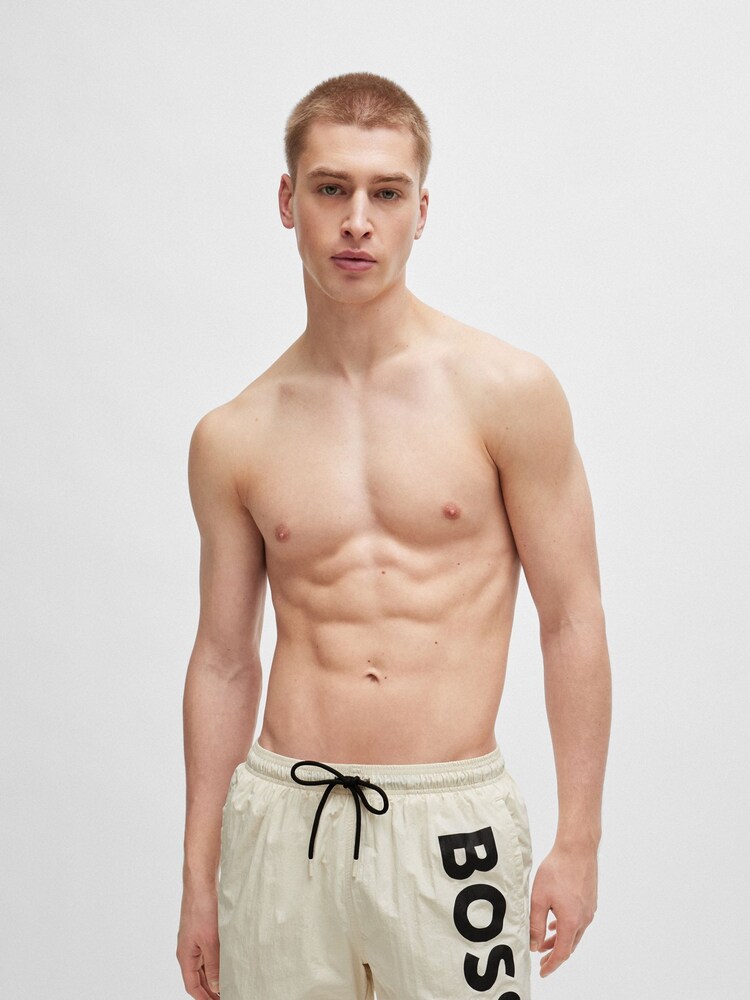 BOSS White Octopus Swim Shorts - Image 1 of 4 BOSS White Octopus Swim Shorts - Image 1 of 4