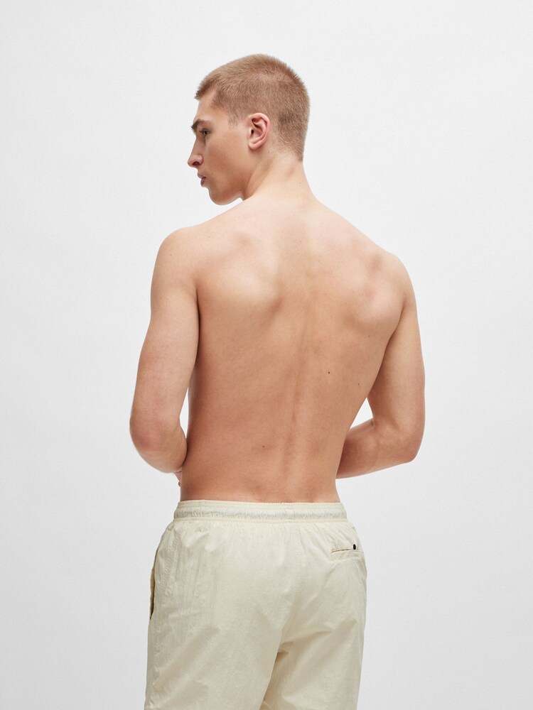BOSS White Octopus Swim Shorts - Image 2 of 4 BOSS White Octopus Swim Shorts - Image 2 of 4