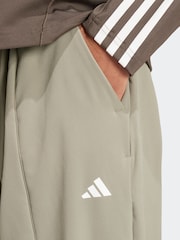 adidas Khaki Green Train Essential Joggers - Image 5 of 6