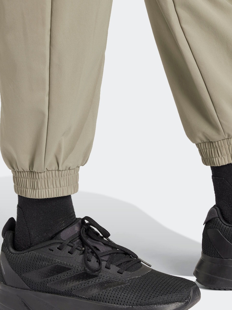 adidas Khaki Green Train Essential Joggers - Image 6 of 6